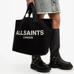 Hot Ali Canvas Logo Tote Bag Women Top Handle Bags|Tote Bags