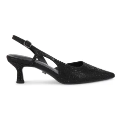 Alina Crystal Embellished Slingback Pumps Women Heels