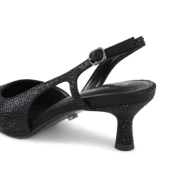 Alina Crystal Embellished Slingback Pumps Women Heels