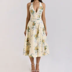 Sale Allena Floral Halter Dress Women Dresses|Occasion Dressing