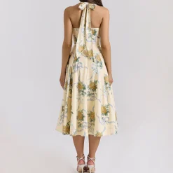 Sale Allena Floral Halter Dress Women Dresses|Occasion Dressing