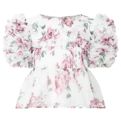 Best Alma Floral Ruffles Top Women Tops