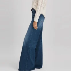 Best America Wide-Leg Denim Jeans Women Denim