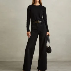 Outlet America Wide-Leg Palazzo Jeans Women Denim