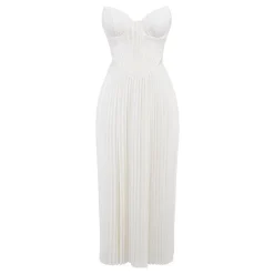 Sale Amorata Pleated Dress Women Dresses