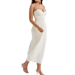 Sale Amorata Pleated Dress Women Dresses