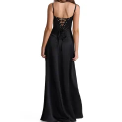 Sale Anabella Lace Up Flared Dress Women Dresses