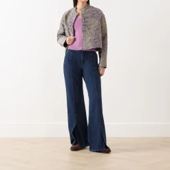 Sale Anagni Bootcut Slit Jeans Women Denim