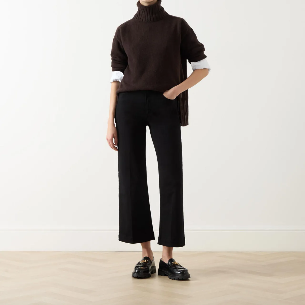 Sale Anessa Bootleg Cropped Jeans Women Denim