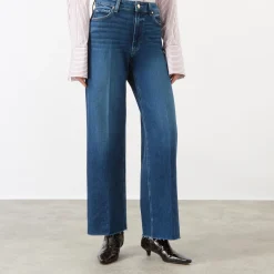 Sale Anessa High-Rise Wide Leg Jeans Women Denim