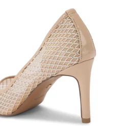 Clearance Angel Mesh Court Heels Women Heels