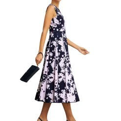 Discount Angelica Floral Flared Dress Women Mother Of The Bride