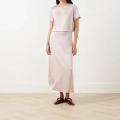 New Angelo Satin Skirt Women Skirts