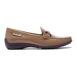 Clearance Anglette Snaffle-Trim Leather Loafers Women Loafers