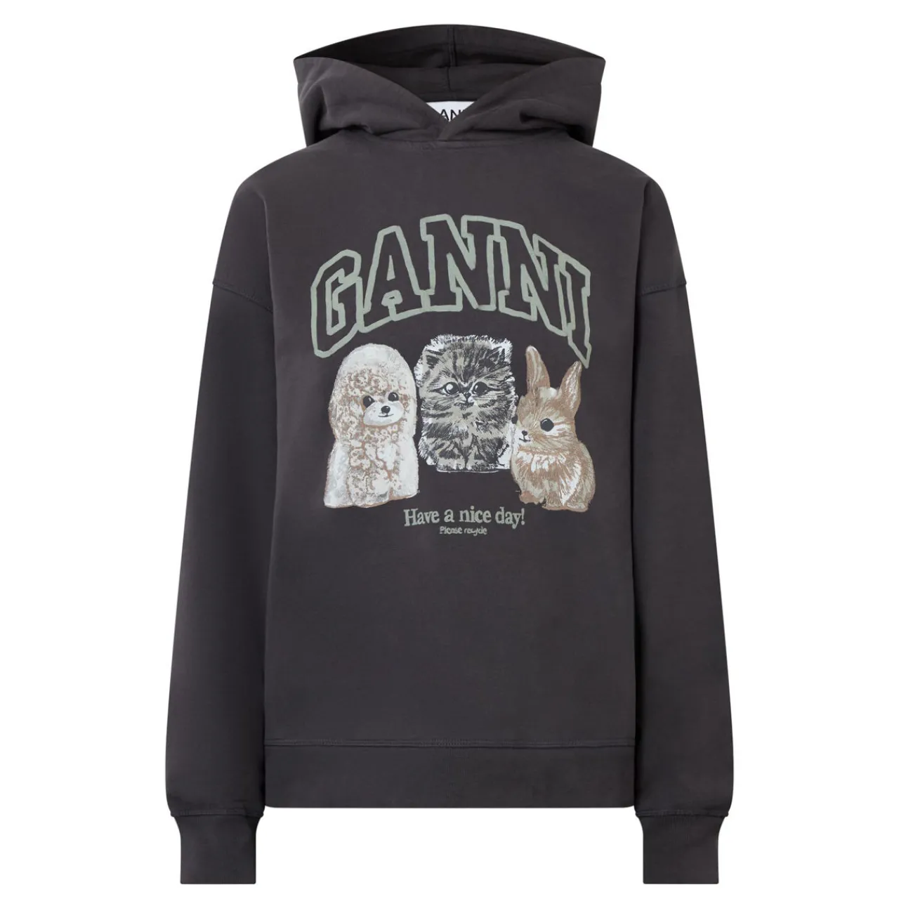 Hot Animal Print Logo Hoodie Women Sweatshirts & Hoodies