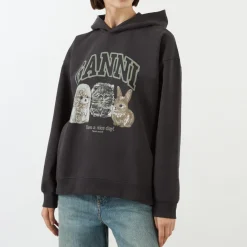 Hot Animal Print Logo Hoodie Women Sweatshirts & Hoodies
