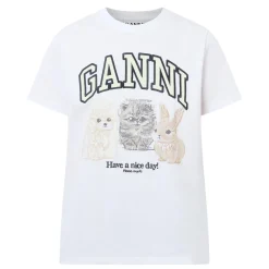 Clearance Animal Print Logo T-Shirt Women Tops