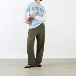Outlet Animal Print Logo T-Shirt Women Tops