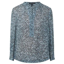 Hot Animal Sheer Blouse Women Tops