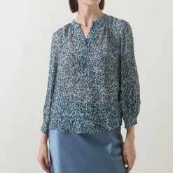 Hot Animal Sheer Blouse Women Tops