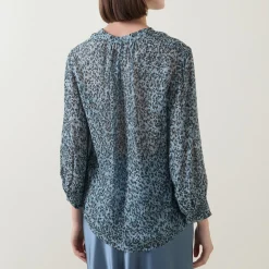 Hot Animal Sheer Blouse Women Tops