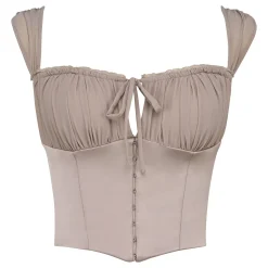 Hot Anja Georgette Corset Women Tops