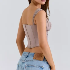 Hot Anja Georgette Corset Women Tops