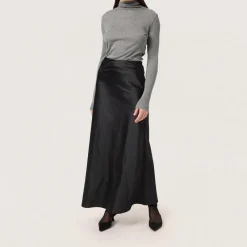 Hot Anna High-Rise Flared Skirt Women Skirts