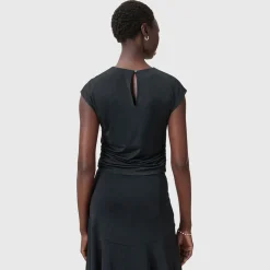 Annalie Ruched Blouse Women Tops