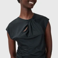 Annalie Ruched Blouse Women Tops