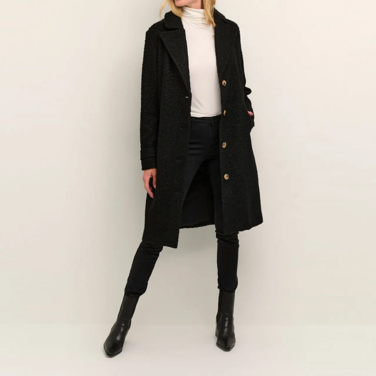 Outlet Anne Single-Breasted Teddy Coat Women Coats & Jackets