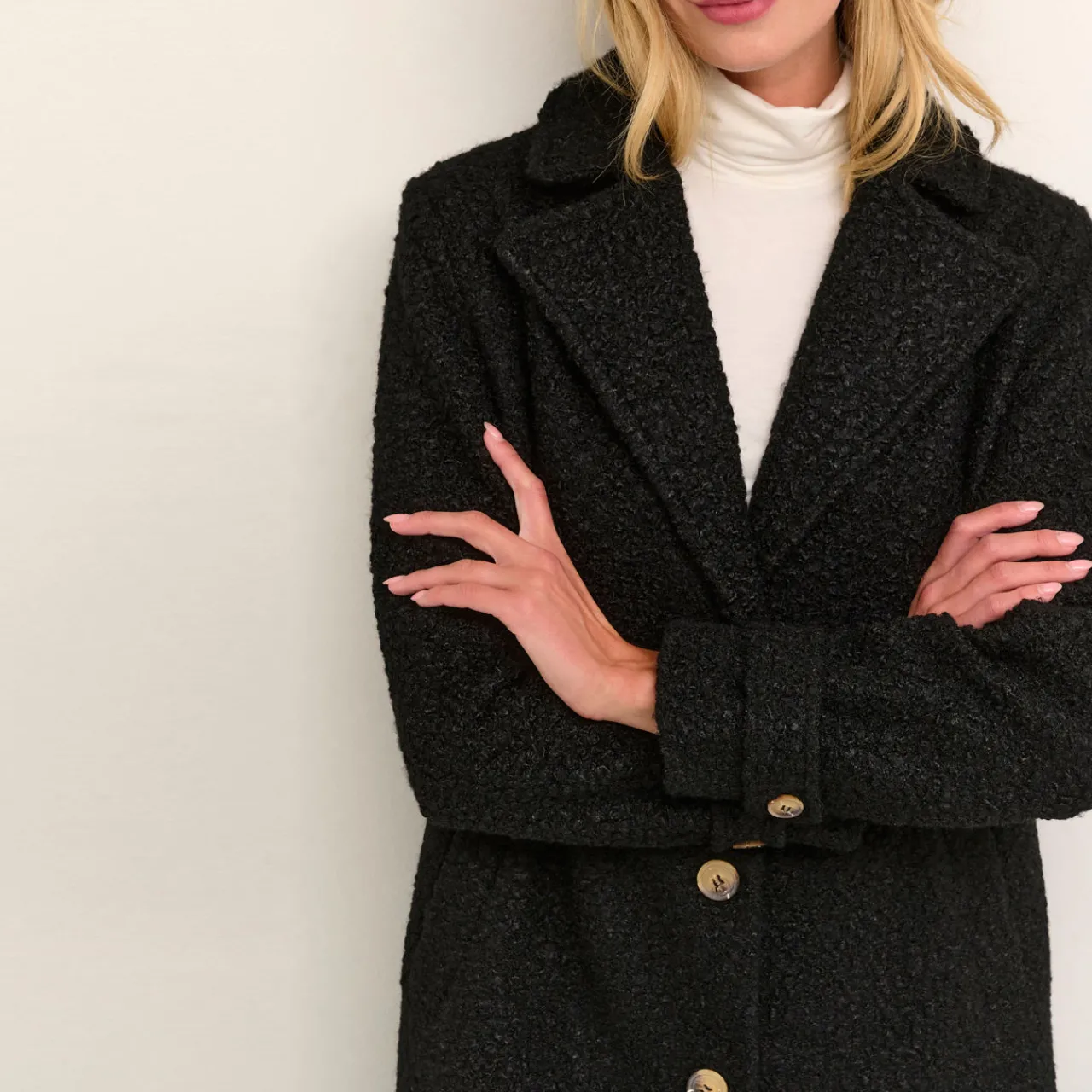 Outlet Anne Single-Breasted Teddy Coat Women Coats & Jackets