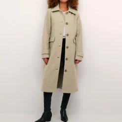 Annelise Single-Breasted Coat Women Coats & Jackets