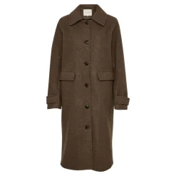 Annelise Single-Breasted Coat Women Coats & Jackets