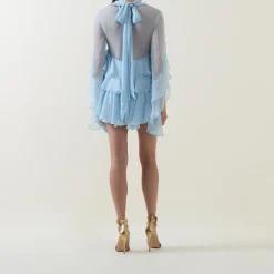 Sale Anyssa Ruffle Mini Dress Women Dresses