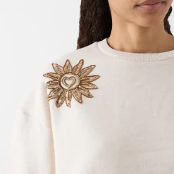 Clearance Archie Sun Embellished Sweatshirt Women Sweatshirts & Hoodies
