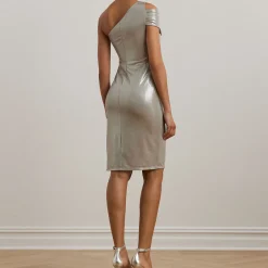 Clearance Arethusa Ruched Mini Cocktail Dress Women Dresses