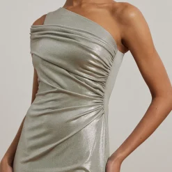 Clearance Arethusa Ruched Mini Cocktail Dress Women Dresses