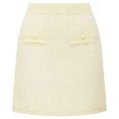 Best Aria Boucle Knitted Skirt Women Skirts