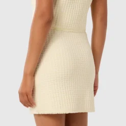 Best Aria Boucle Knitted Skirt Women Skirts