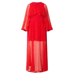 New Aria Ruffle Polka Dot Dress Women Dresses|Mother Of The Bride