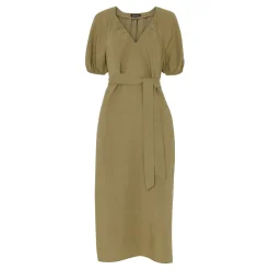 Online Ariella Linen Blend Midi Dress Women Dresses