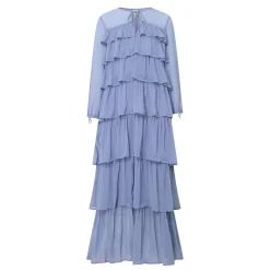 Online Arielle Tie-Front Ruffled Dress Women Dresses|Occasion Dressing