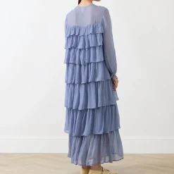 Online Arielle Tie-Front Ruffled Dress Women Dresses|Occasion Dressing