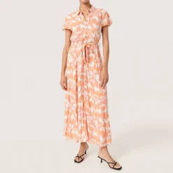 Discount Arjana Printed Shirt Dress Women Dresses
