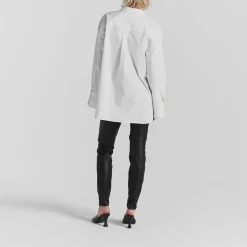 Sale Arleen High-Rise Faux Leather Trousers Women Trousers & Shorts