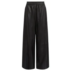 Best Aspen Faux-Leather Wide-Leg Trousers Women Trousers & Shorts