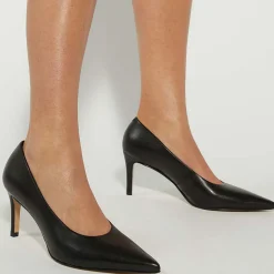 Hot Aspiring Leather Court Shoes Women Heels