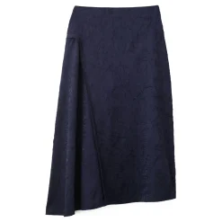 Clearance Asymmetric Textured Skirt Women Skirts