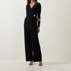 Hot Asymmetric Wrap Jumpsuit Women Jumpsuits